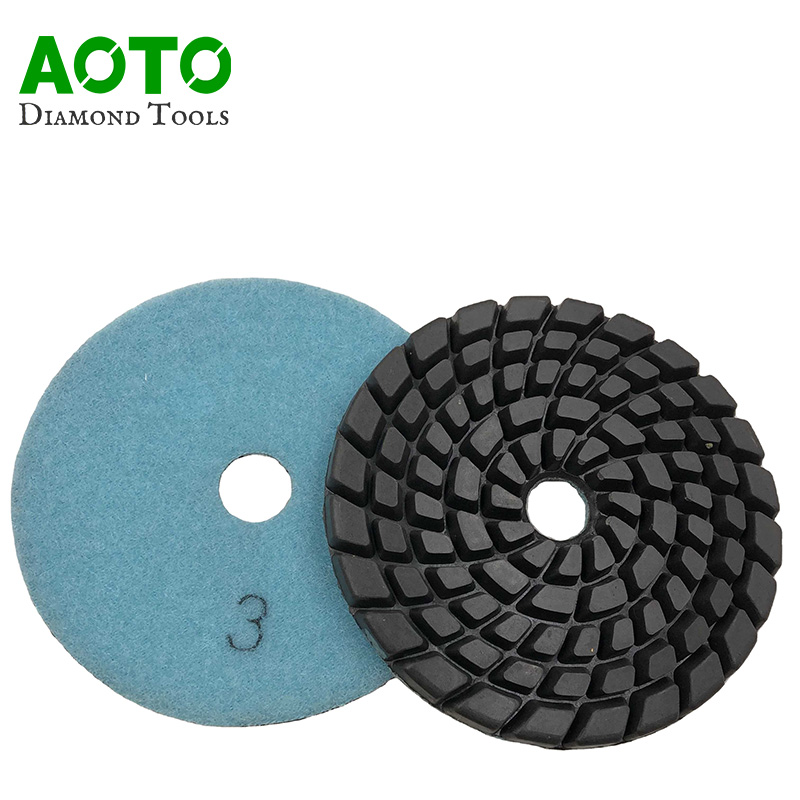 4 inch Grinding Tool Resin Bond Diamond Wear-resistant Polishing Pad